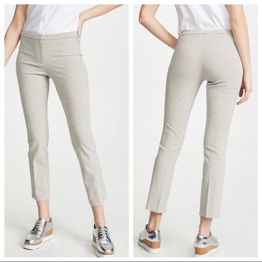 SOLD - Theory Classic Skinny Pant in Viscose Plaid